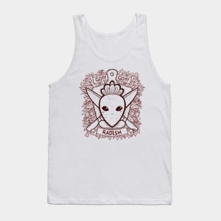 Radish and Knife Coat of Arms Tank Top